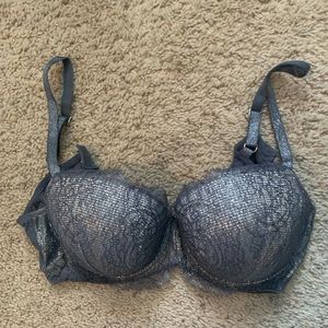 Victoria’s Secret Line Demi Bra Silver